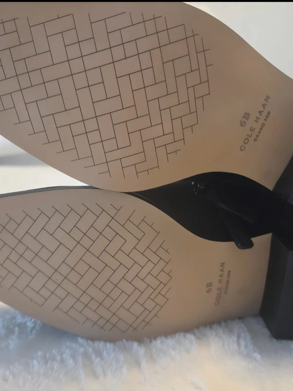 Cole Haan Norella Black Suede Buckle Ankle Boots Size 6.5 NIB